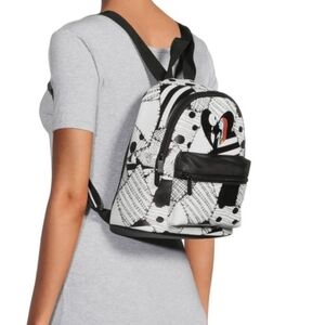 Disney the Nightmare Before Christmas Women's Black White Faux Leather-NWT